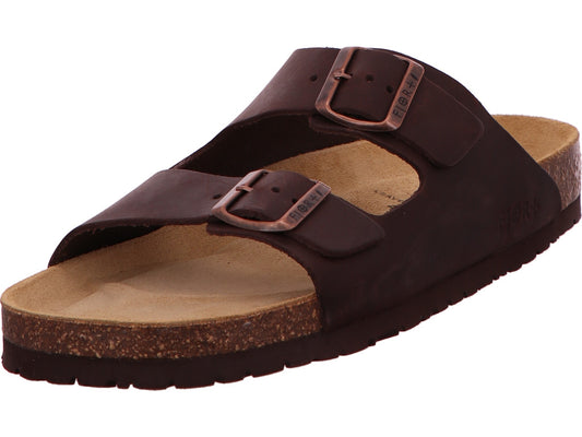 Fjor Herren Pantolette  in dunkelbraun