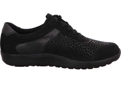 Waldläufer Damen Schnürschuh M-Ira in schwarz