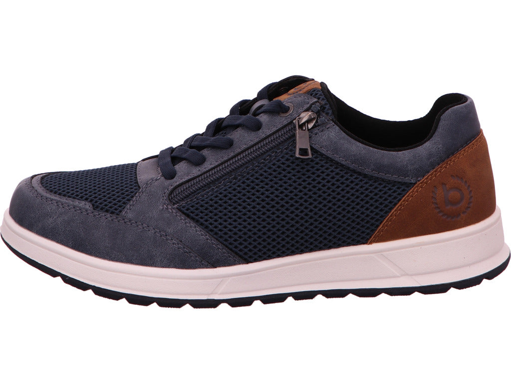 Bugatti Herren Sneaker  in blau-bunt-kombiniert