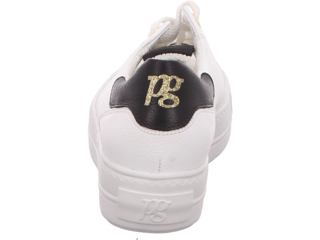 Paul Green Damen Sneaker  in weiß-schwarz-kombiniert