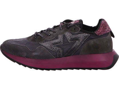 Cetti damessneakers C848 Sra in grijs-multicolor combinatie