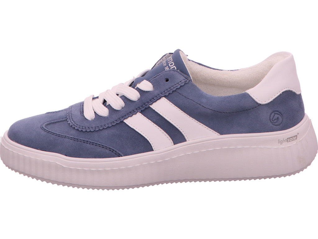Remonte Damen Sneaker  in blau-bunt-kombiniert