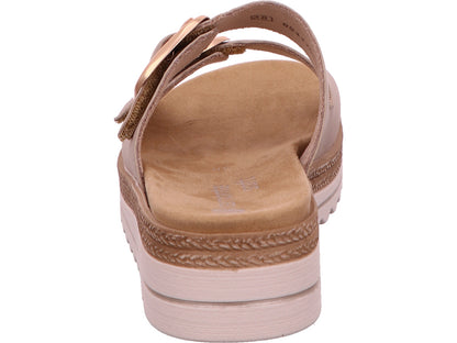 Remonte Damen Pantolette  in hellbeige