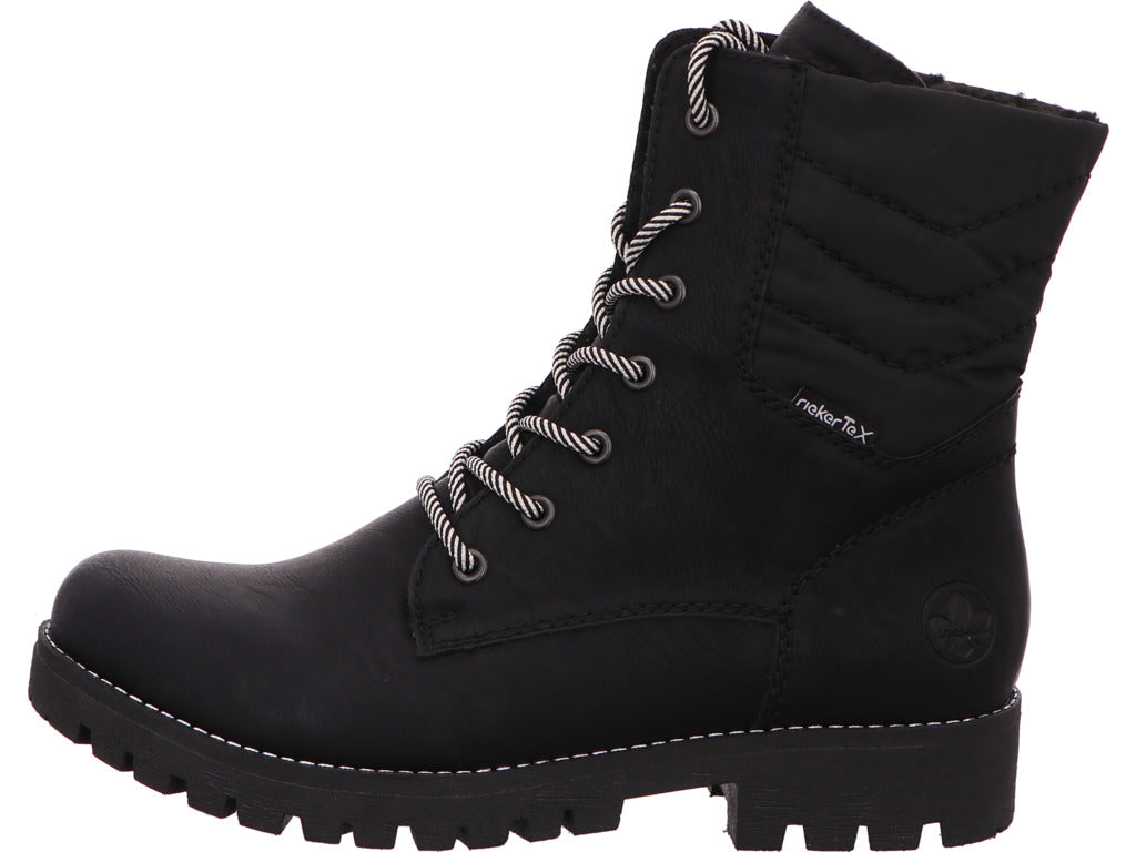 Rieker Damen Stiefel  in schwarz