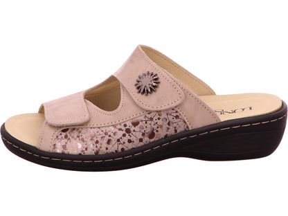 Longo Damen Pantolette  in taupe