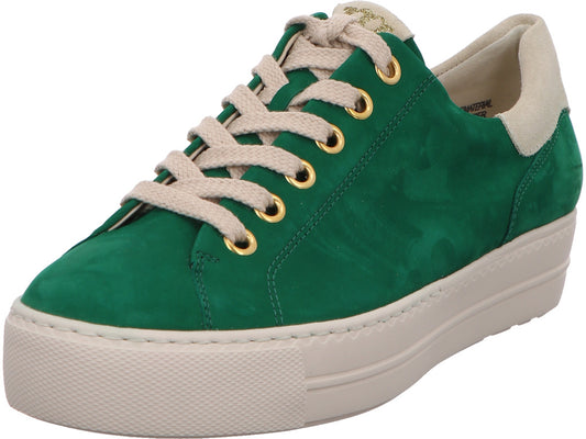 Paul Green Damen Sneaker  in grün-bunt-kombiniert
