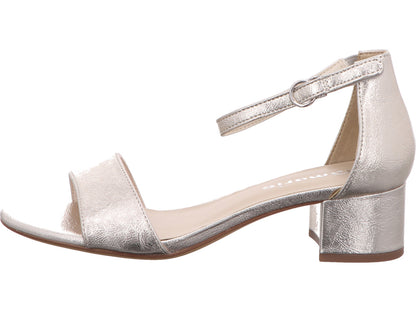Tamaris Damen Sandalette  in metallic