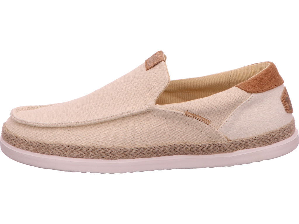 Hey Dude Herren Slipper Harbor Lo Loafer Espadrille in beige