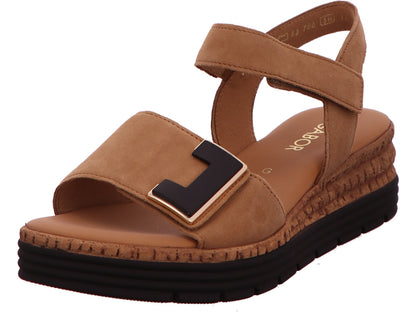 Gabor Comfort Damen Sandalette  in hellbraun