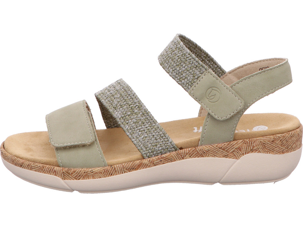 Remonte Damen Sandalette  in grün-kombiniert