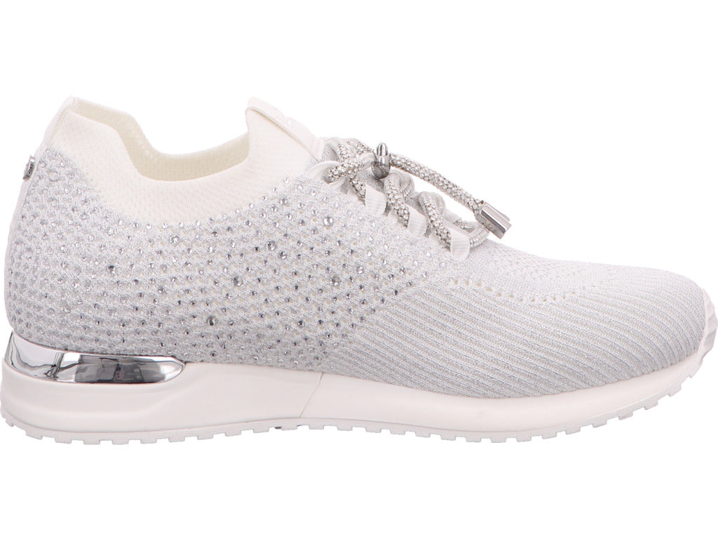La Strada Damen Sneaker  in weiß-bunt-kombiniert