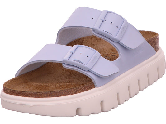 Birkenstock Damen Pantolette Arizona Pap Chunky in hellblau