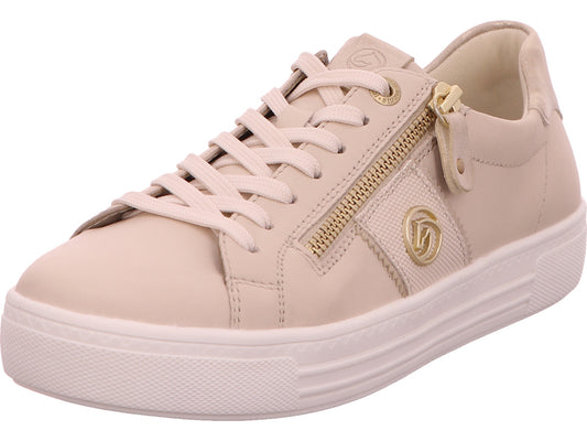 Remonte damessneakers in beige combinatie