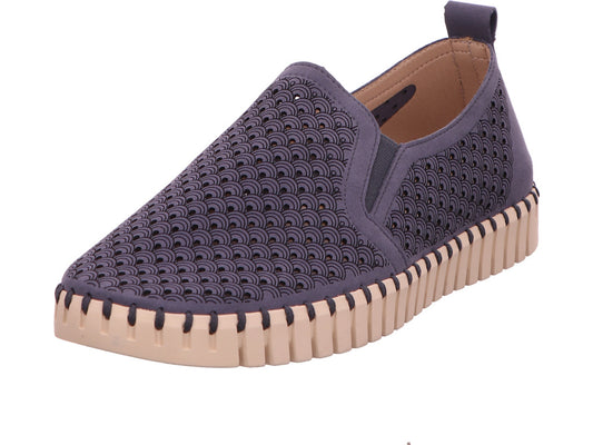 Ilse Jacobsen Herren Slipper Tulip140Men in blau