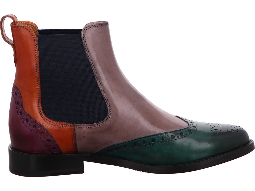 Melvin & Hamilton Damen Stiefel Selina 29 in grün-bunt-kombiniert