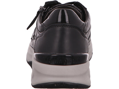 Gabor Comfort damesschoen met vetersluiting in zwart