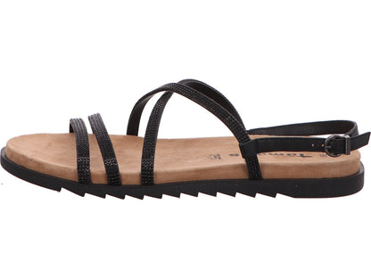 Tamaris Damen Sandalette  in schwarz