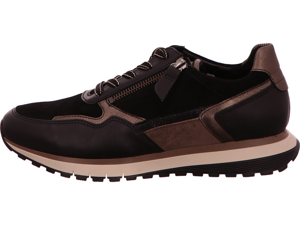 Gabor Comfort Damen Sneaker  in schwarz-bunt-kombiniert