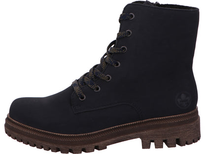 Rieker Damen Stiefel  in dunkelblau