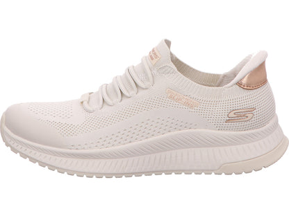 Skechers Damen Sneaker Bobs Squad 4 Dire Step in weiß