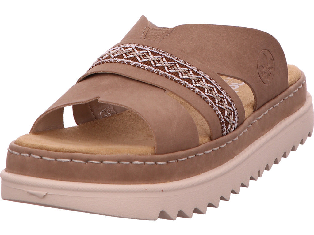 Rieker damesmuiltjes in beige