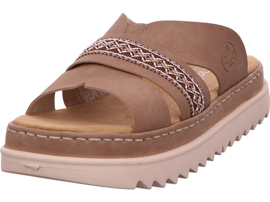 Rieker Damen Pantolette  in beige
