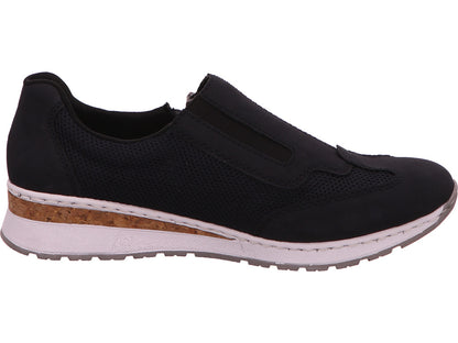 Rieker Damen Sneaker  in blau-kombiniert