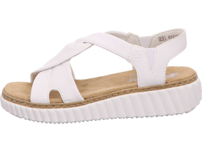 Rieker Damen Sandalette  in weiß