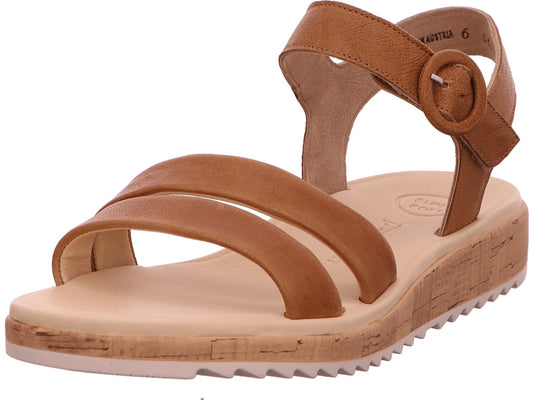 Paul Green Damen Sandalette  in hellbraun