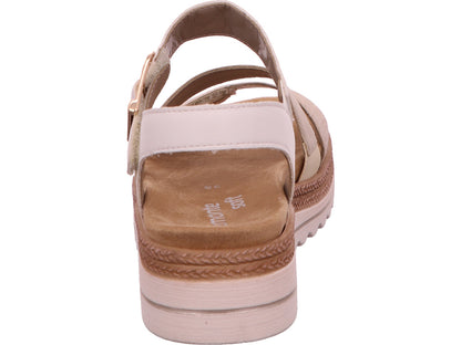 Remonte Damen Sandalette  in beige-bunt-kombiniert