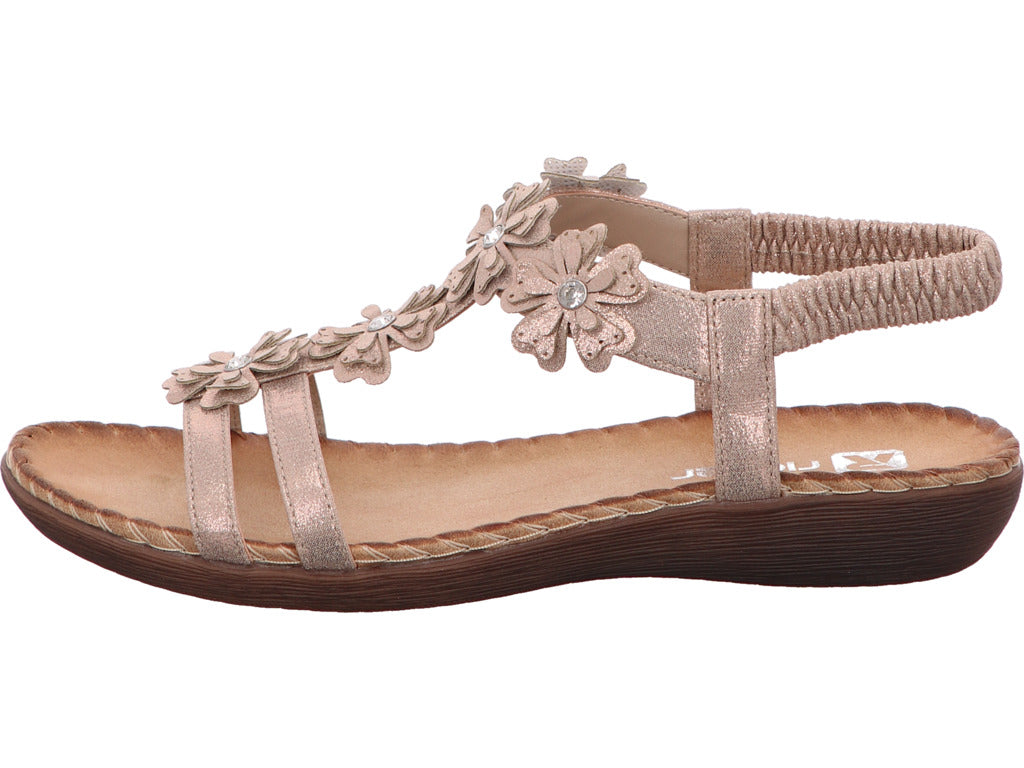 Rieker Damen Sandalette  in gold