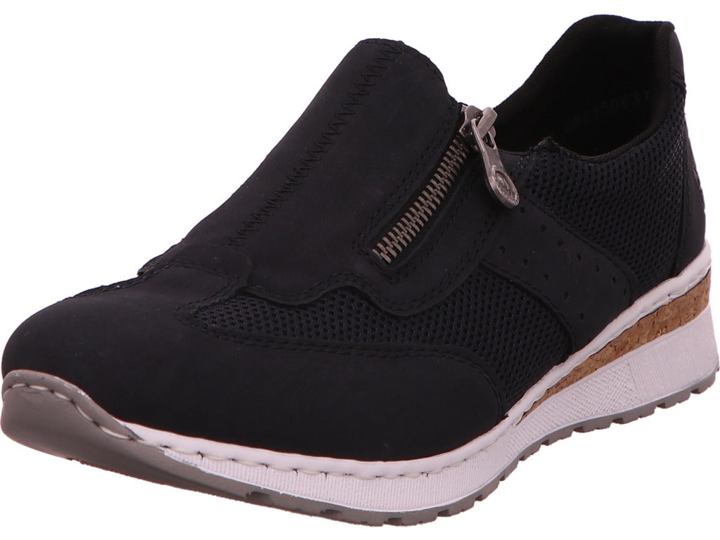 Rieker Damen Sneaker  in blau-kombiniert
