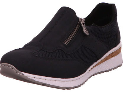 Rieker Damen Sneaker  in blau-kombiniert