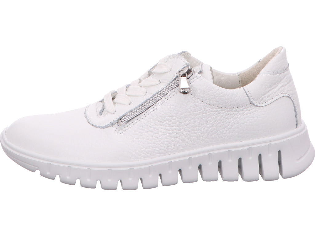 Waldläufer Damen Schnürschuh H-Birdy in weiß