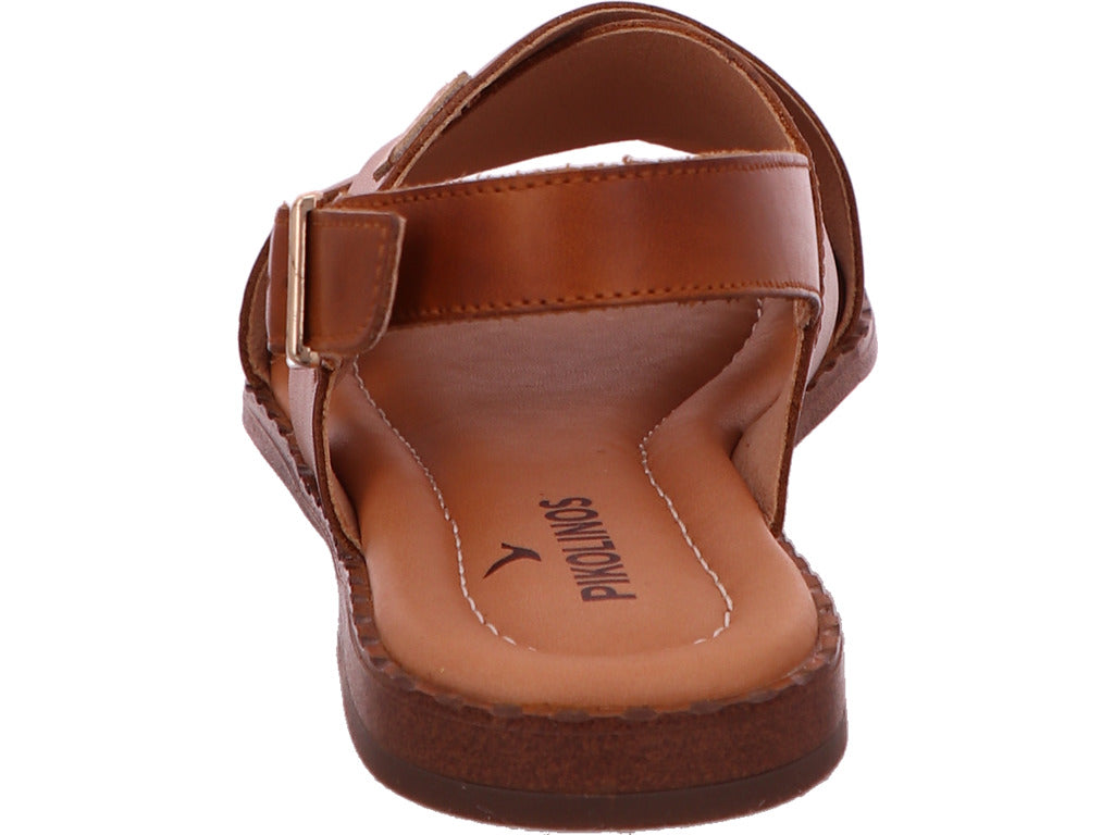 Pikolinos Damen Sandalette Algar in hellbraun