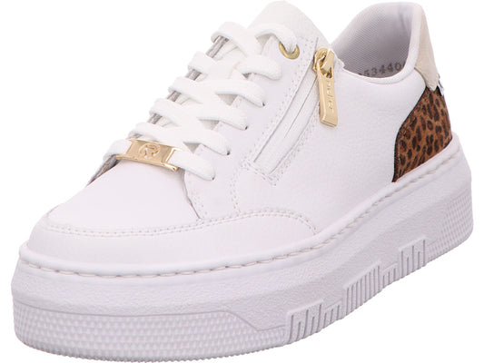 Rieker Damen Sneaker  in weiß-bunt-kombiniert