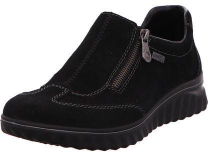 Rieker Damen Slipper  in schwarz