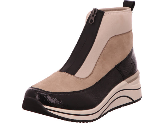 Remonte Damen Stiefel  in beige-bunt-kombiniert