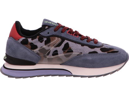 HOFF damessneakers City Berlin Man in een blauw-multicolor combinatie