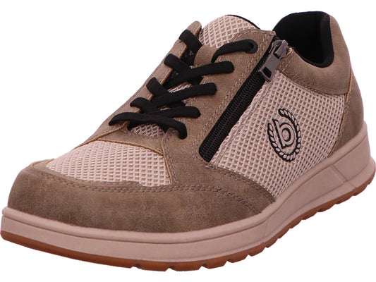 Bugatti Herren Sneaker  in beige-bunt-kombiniert