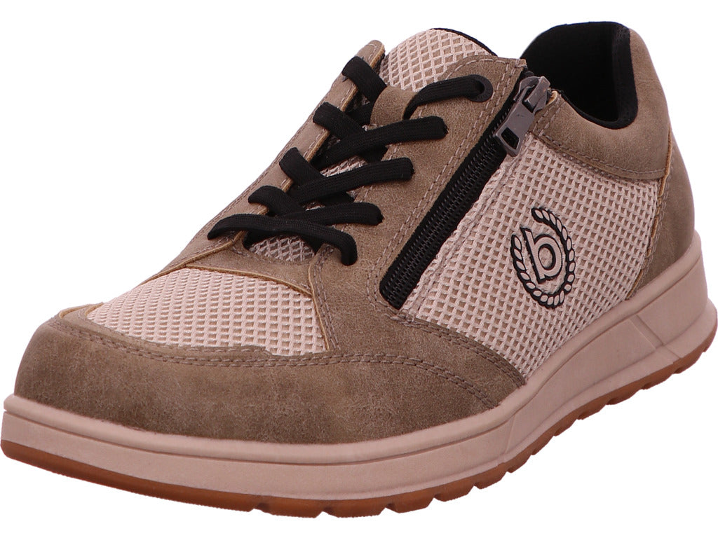 Bugatti Herren Sneaker  in beige-bunt-kombiniert