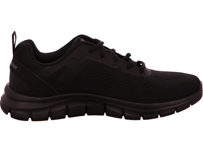 Skechers herensneaker Track - Broader in zwart