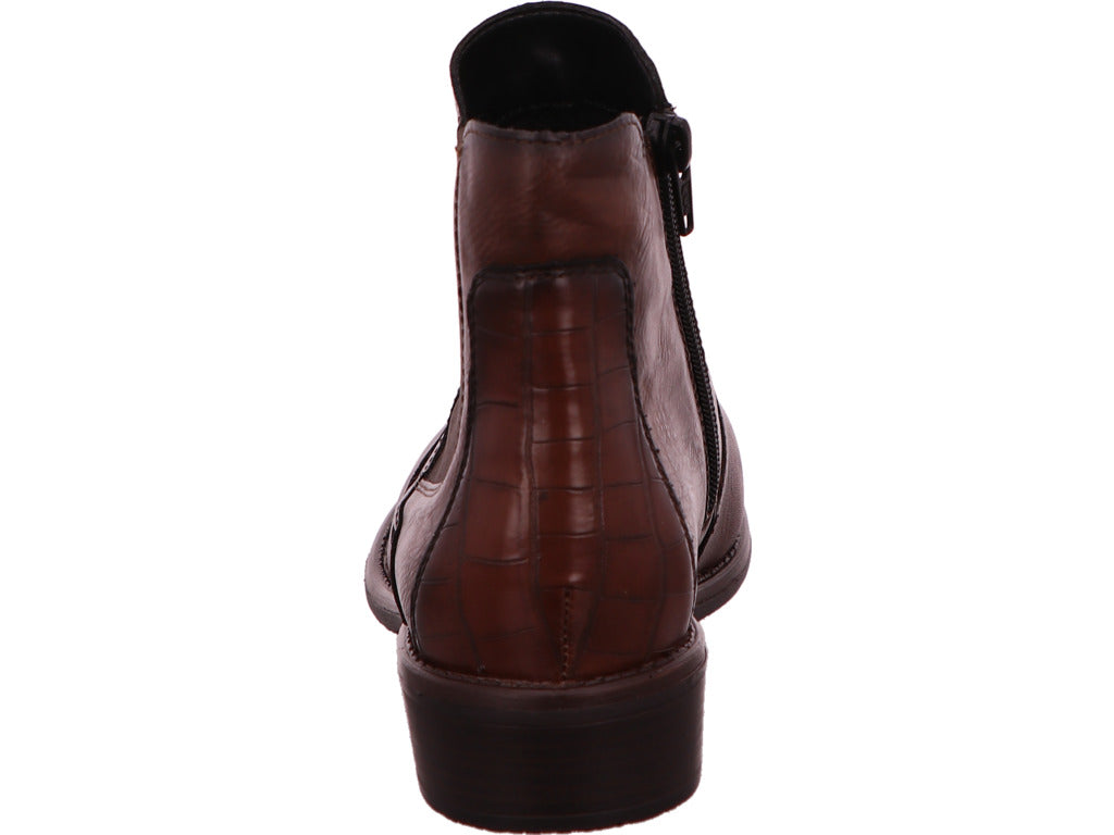 Remonte dameslaarzen in bruin gecombineerd