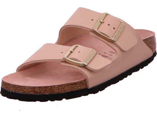 Birkenstock Damen Pantolette Arizona in beige-bunt-kombiniert