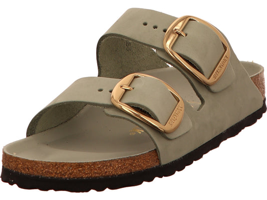 Birkenstock Damen Pantolette Arizona Big Buckle in grün