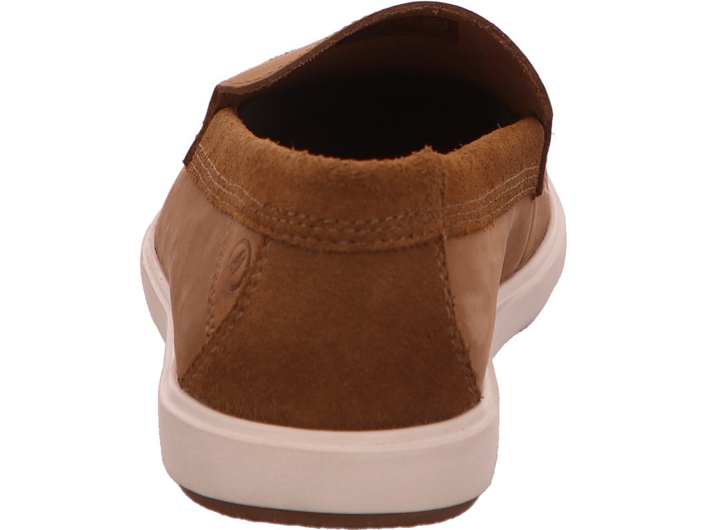 Clarks Herren Slipper  in braun-kombiniert