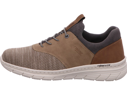 Rieker Herren Halbschuh  in grau-bunt-kombiniert