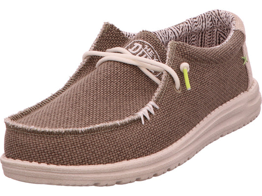 Hey Dude Herren Slipper Wally Braided in braun-kombiniert