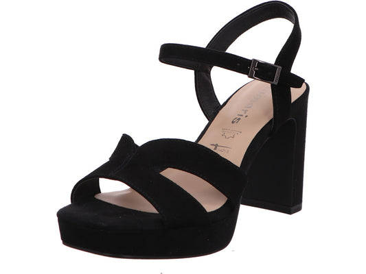 Tamaris Damen Sandalette  in schwarz
