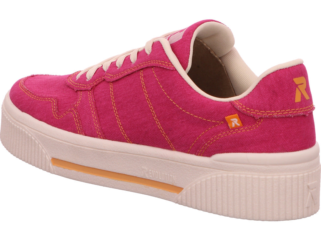 Rieker Damen Sneaker Revolution in fuchsia